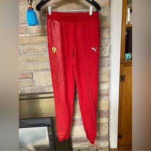 Puma Scuderia Ferrari Red Men's Large Track Pants